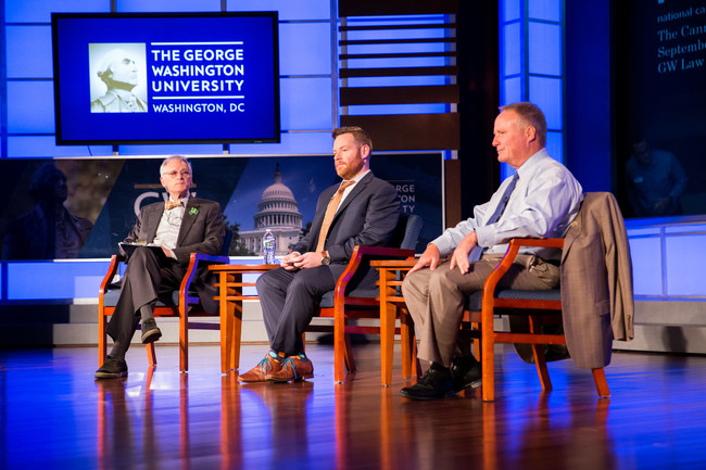 John Hudak (center) of the Brookings Institute, flanked by Congressional Representatives Blumenauer (D-OR) and Joyce (R-OH) at the 2018 Cannabis Law Institute. John Hudak (center) of the Brookings Institute, flanked by Congressional Representatives Blumenauer (D-OR) and Joyce (R-OH) at the 2018 Cannabis Law Institute.