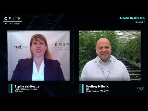 C-Suite At The Open: Geoffrey Benic, Chief Executive Officer, Aleafia Health Inc., tells his Company’s Story. Filmed on April 24, 2020_5ea9903fab0e7.jpeg